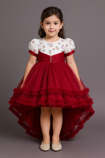 Ruby Rose Embellished Princess Gown