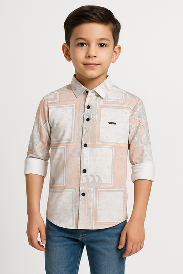 Designer Printed Full Sleeve Cotton Shirt