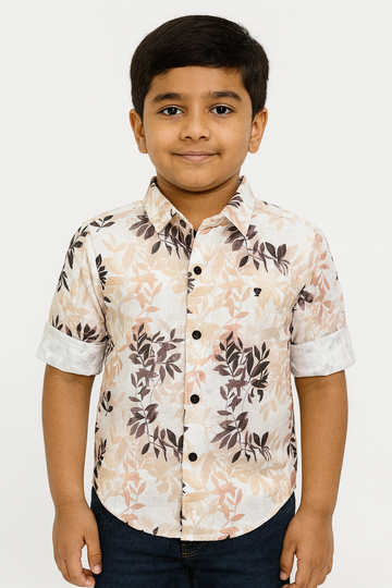 Printed Floral Half Sleeve Shirt Stylish Casual and Party Wear Shirt