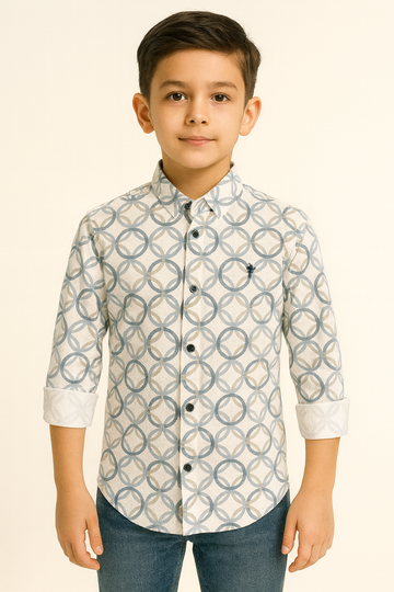 Printed Full Sleeve Shirt Stylish Casual and Party Wear Shirt