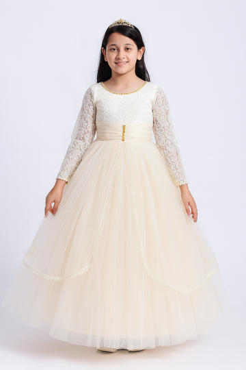 Ivory Lace Princess Gown