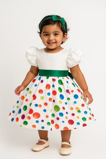 Floral Printing Pattern  Flower Girl Dresses
