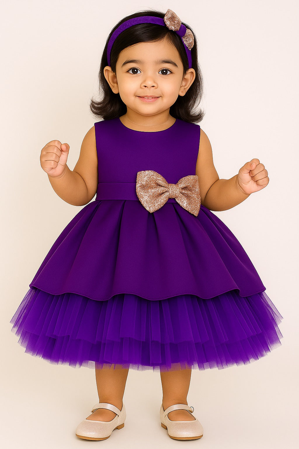 Elegant Angel Birthday Dress For Little Girls