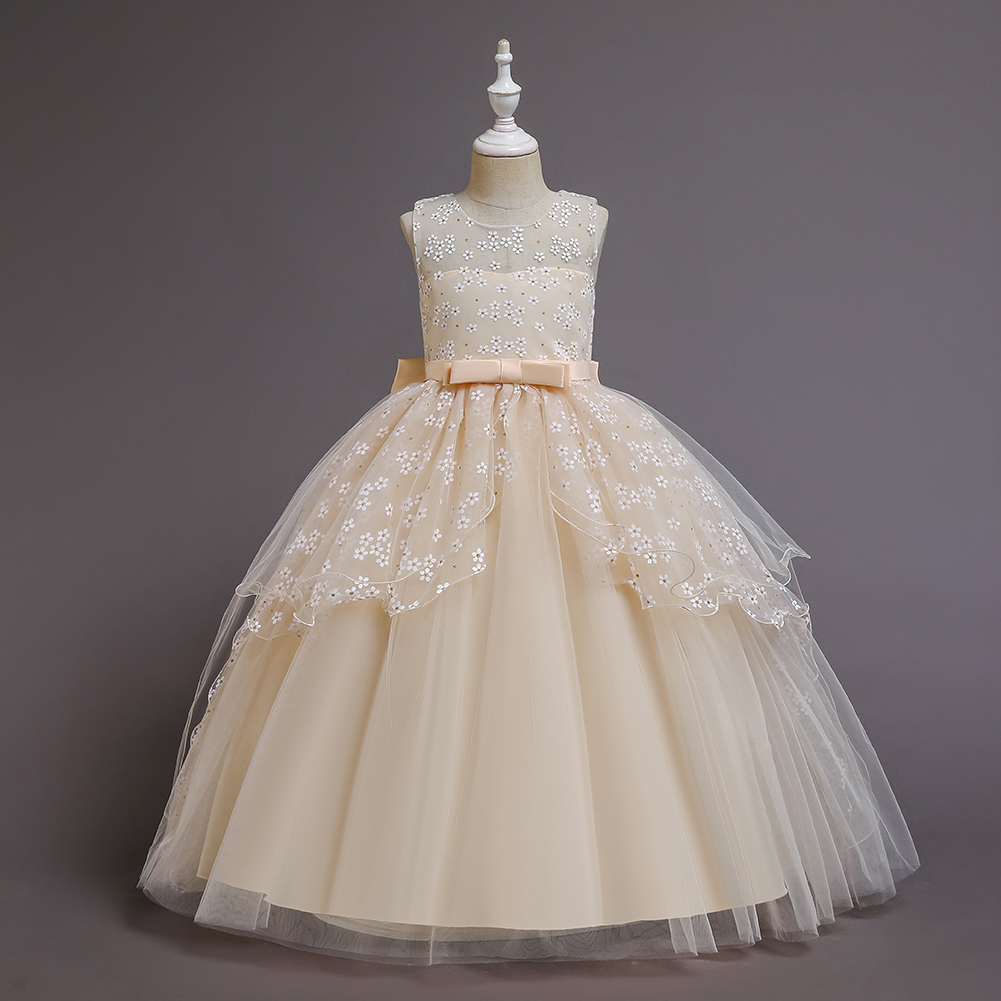 Burgundy delicate junior bridesmaid dress | Elite Bridal