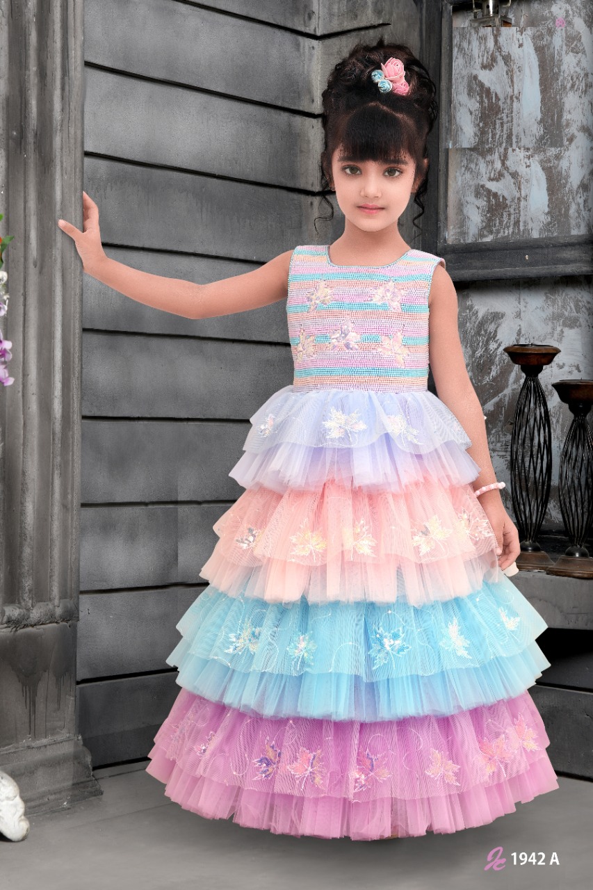 Baby girl party wear dress frock cutting and stitching - YouTube