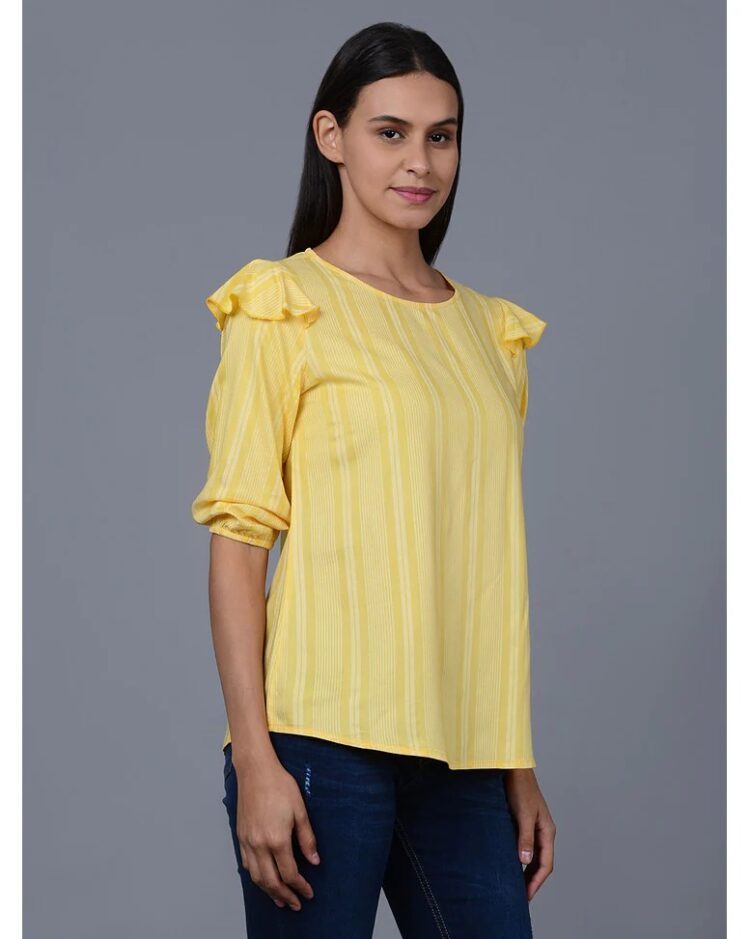 Rayon Stripes Top - Image 4