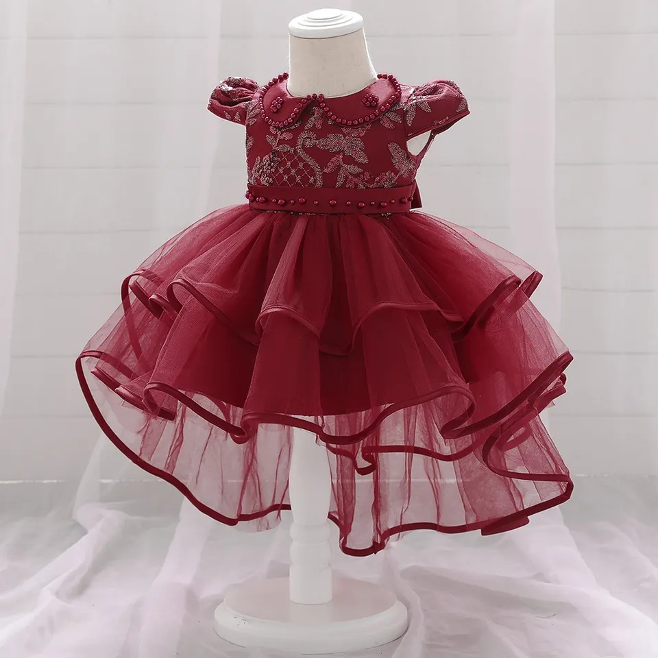 Princess Newborn Toddler Kids Girls Baby Dress Sleeveless Lace Back Bowknot  Ball Gown Pageant Party Dresses Clothes - Walmart.com