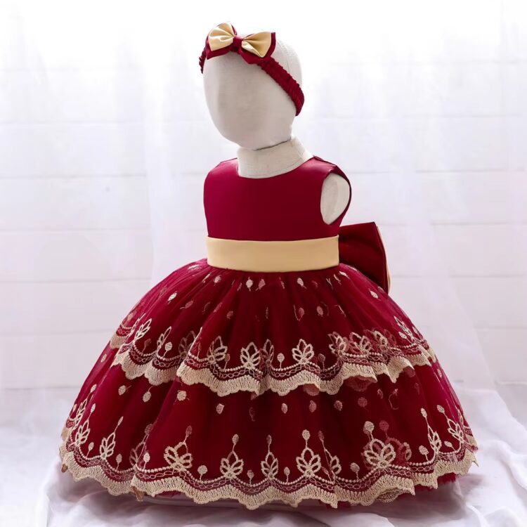 Elegant Angel Birthday Dress For Little Girls Princess Formal Party Dress - Image 2