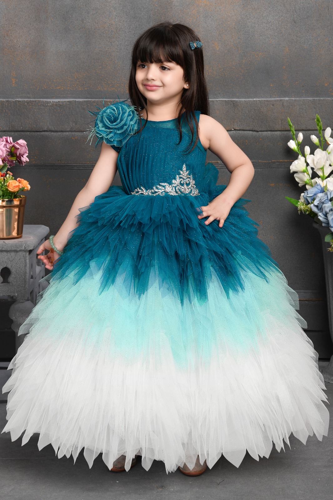 Frozen Elsa Dress Costume Party Kids Fancy Dress | Fruugo NO