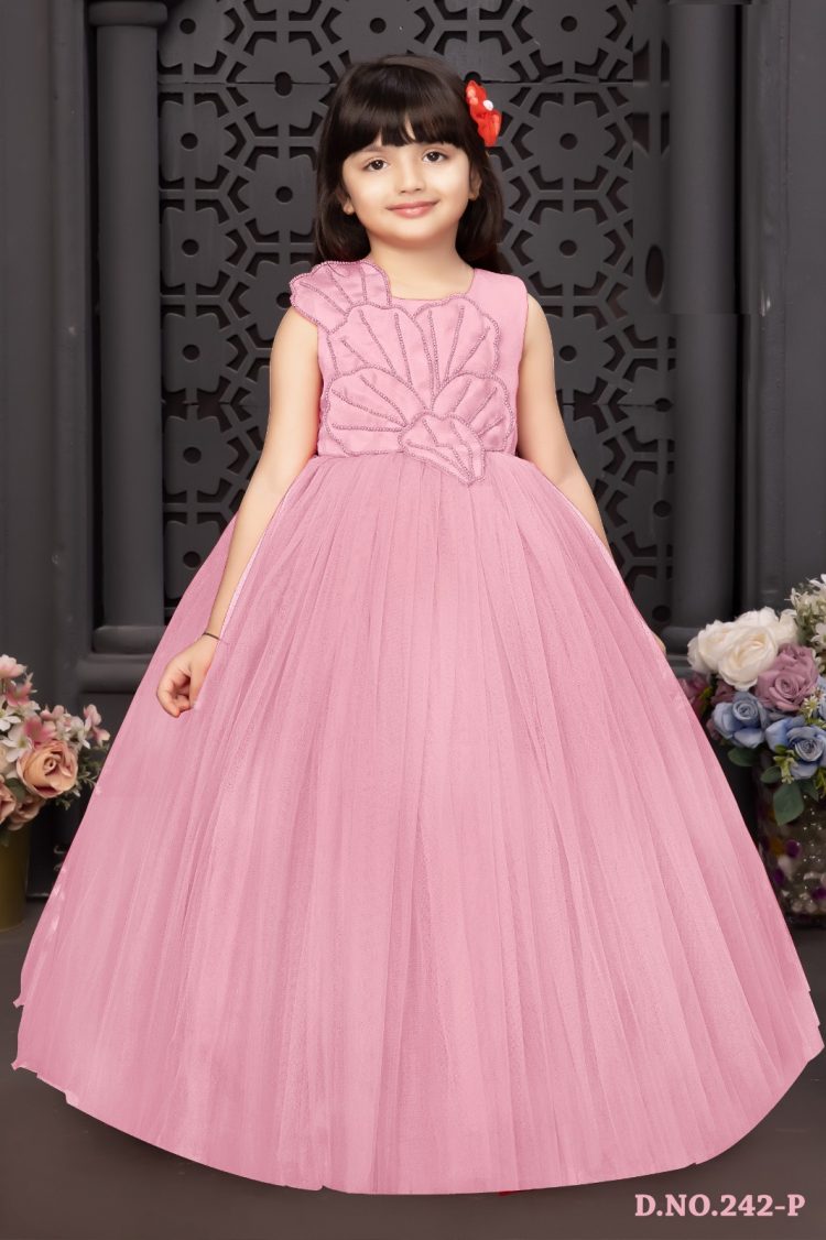 Girls' Party Gown Blush Pink Elegance